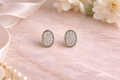 Silver Halo Studs