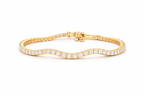 Zigzag Zircon Bracelet
