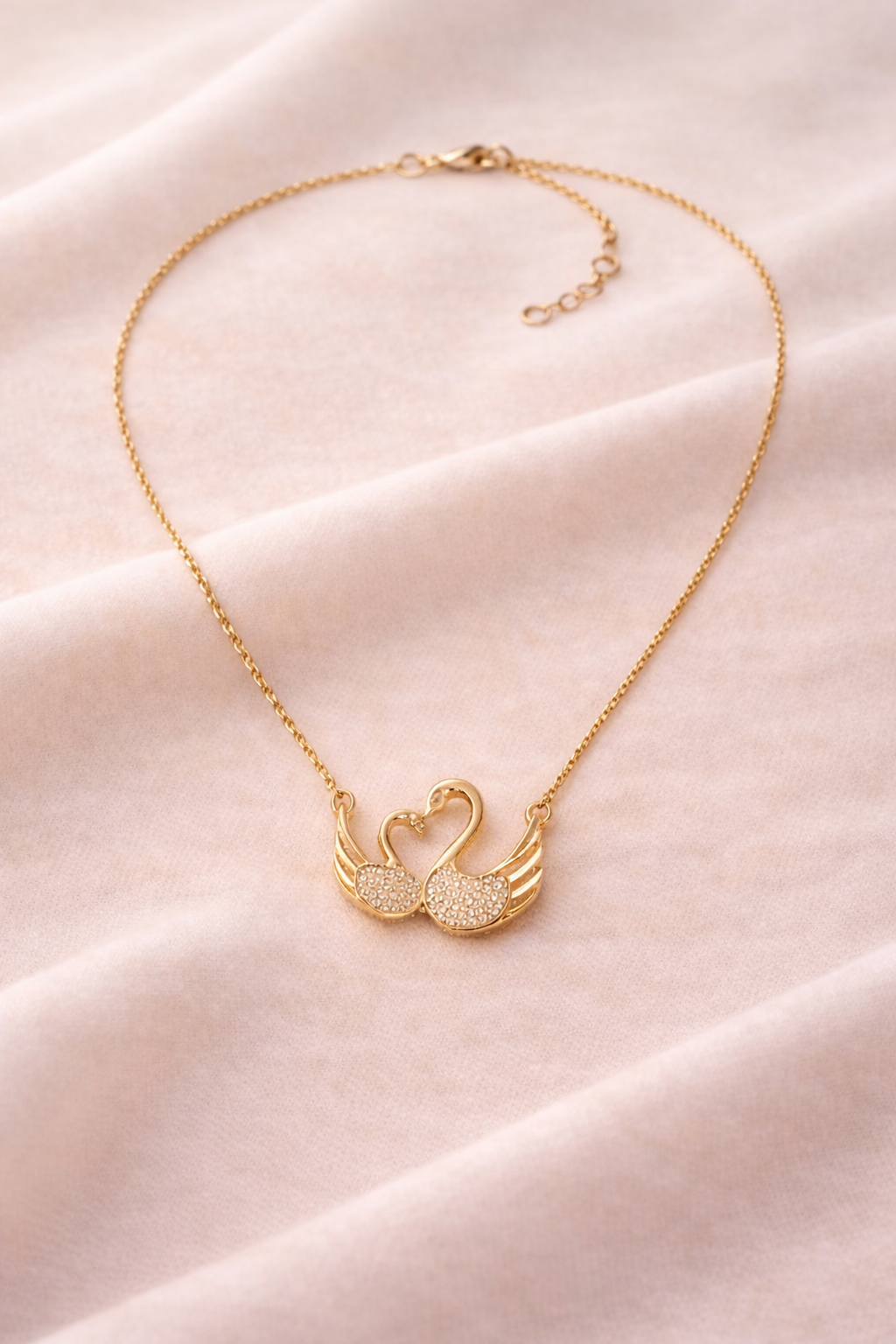 Heart of Swans Pendant