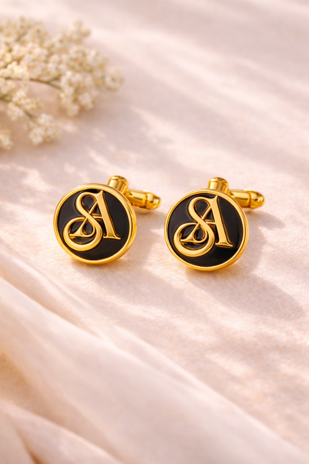 SA Initials Cufflinks