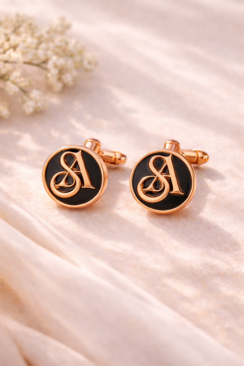 SA Initials Cufflinks