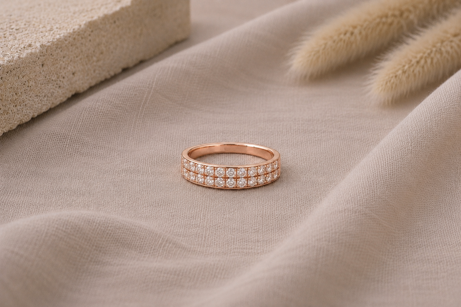 Crown Stack Lab-Grown Diamond Ring