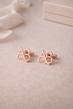 AB Initials Cufflinks