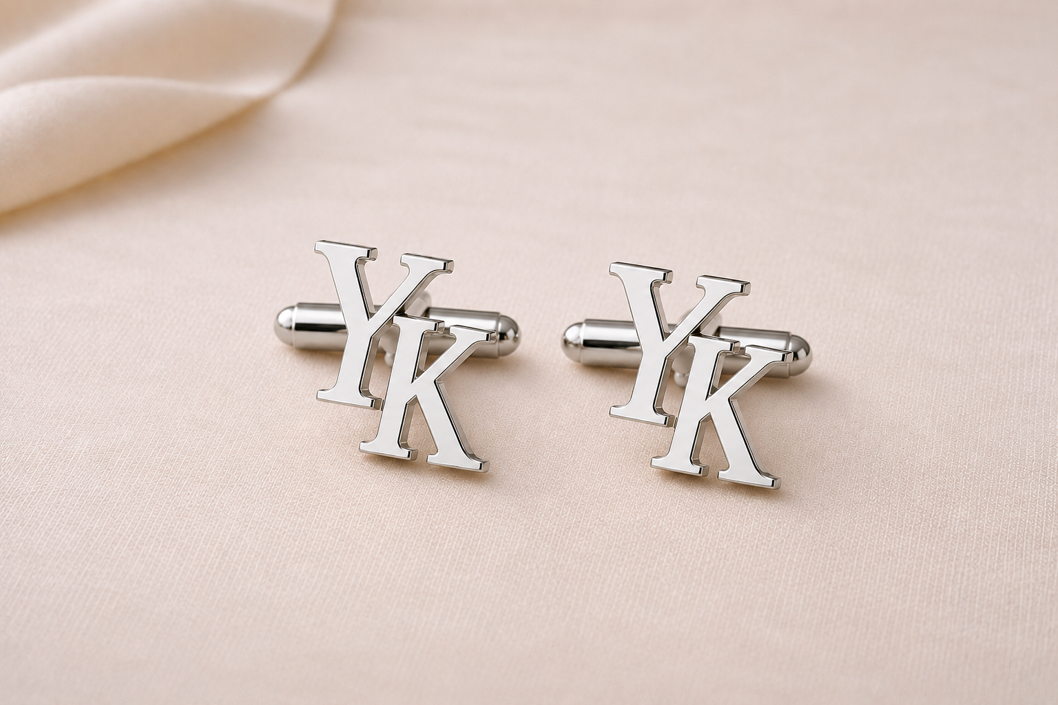YK Initals Cufflinks