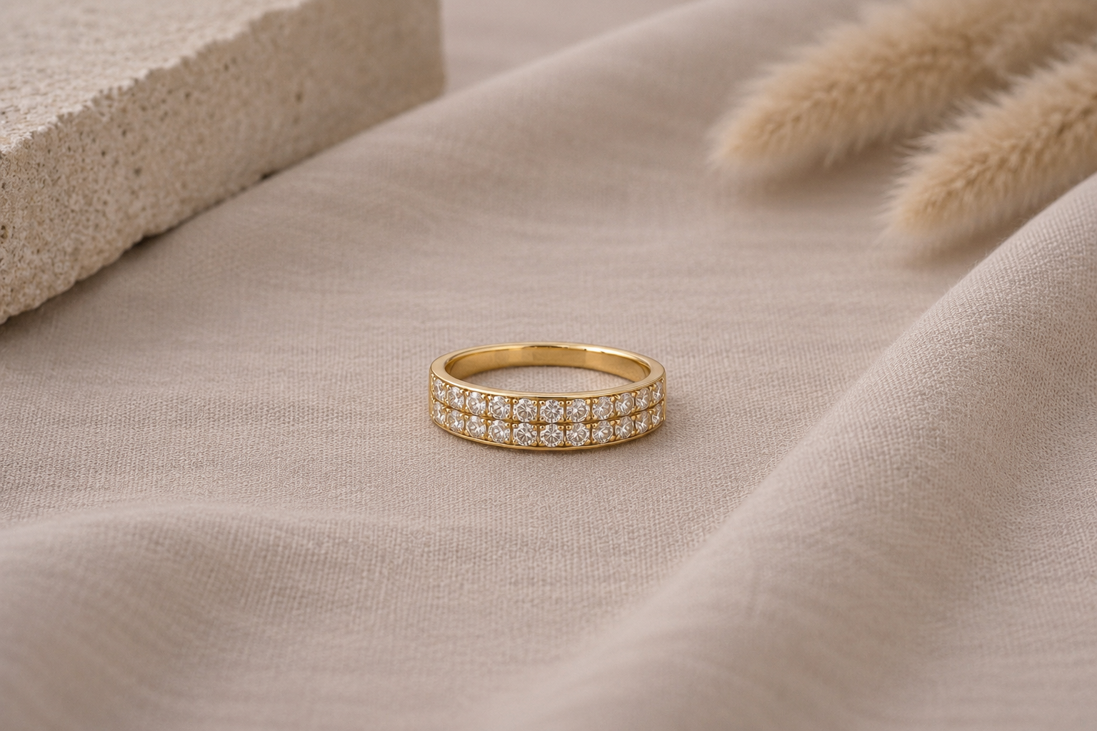 Crown Stack Lab-Grown Diamond Ring
