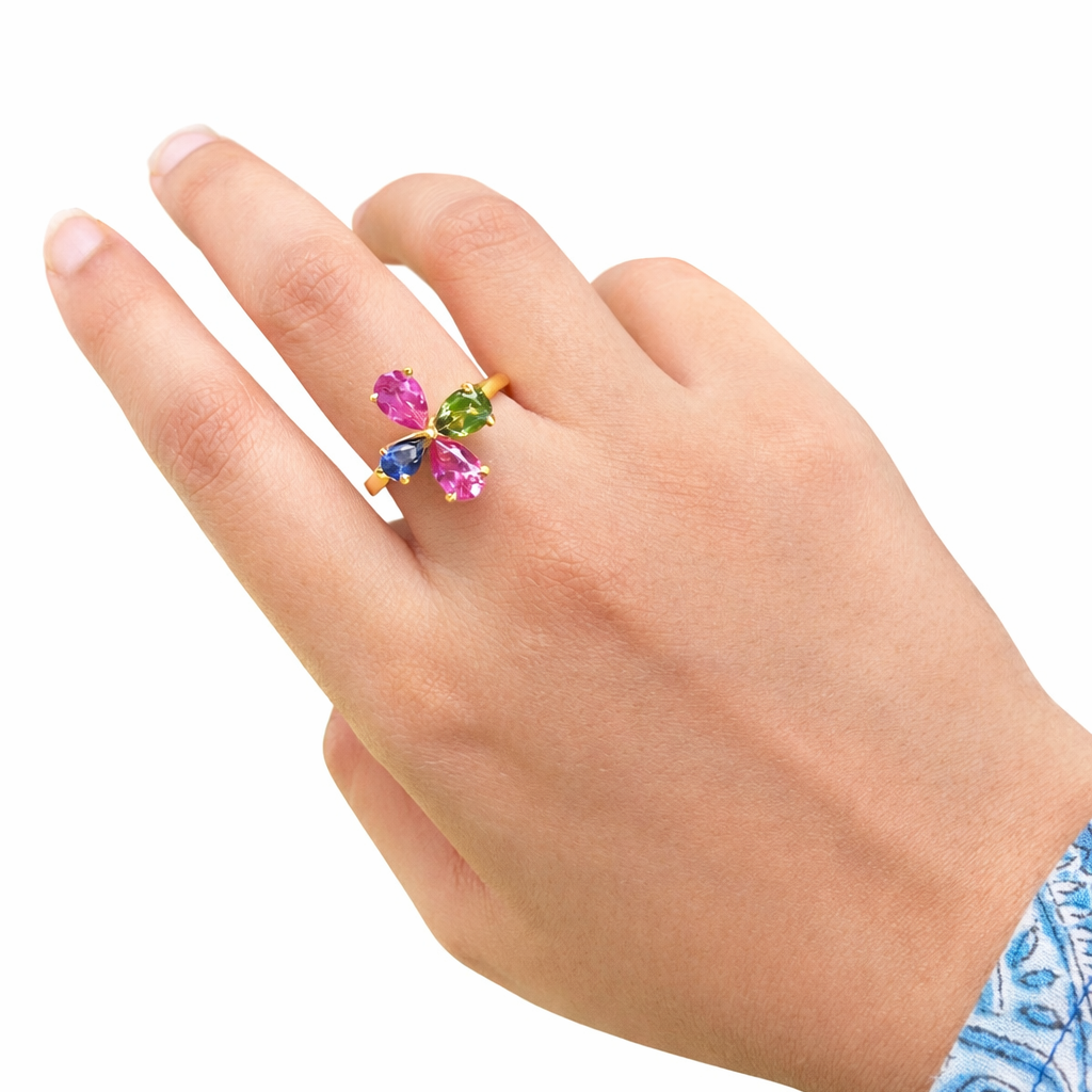 Blushing Flower Ring