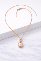 Raindrop Pearl Pendant