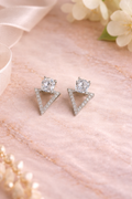 Silver Blush Studs