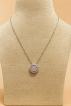 Crowned Circle Pendant