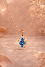 Blue Cluster Pendant
