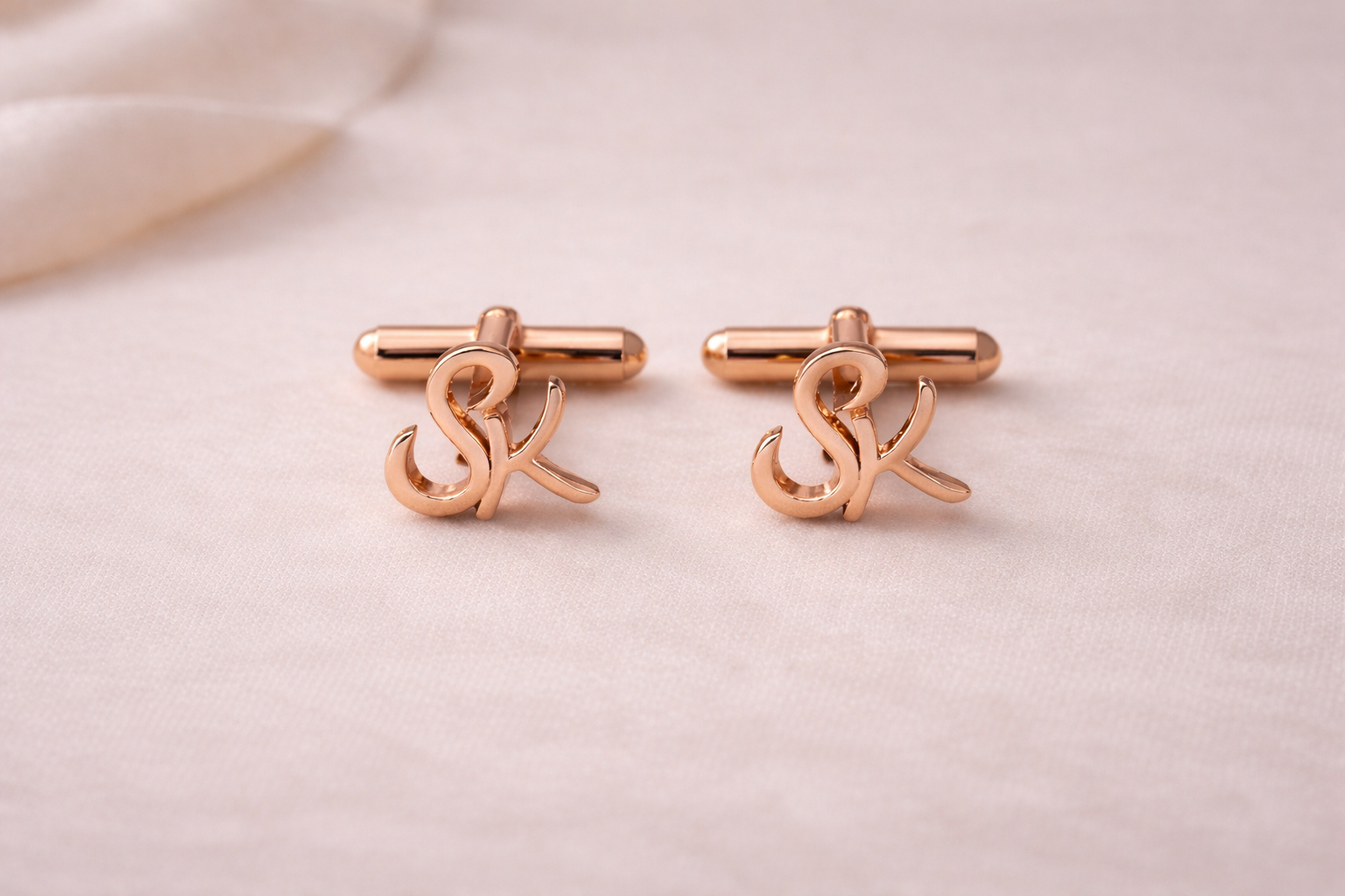 SK Initials Cufflinks