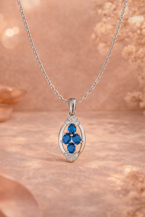Blue Cluster Pendant