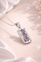 Amethyst Trio Pendant