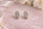 Silver Halo Studs