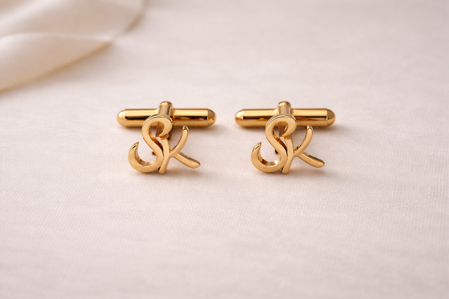 SK Initials Cufflinks