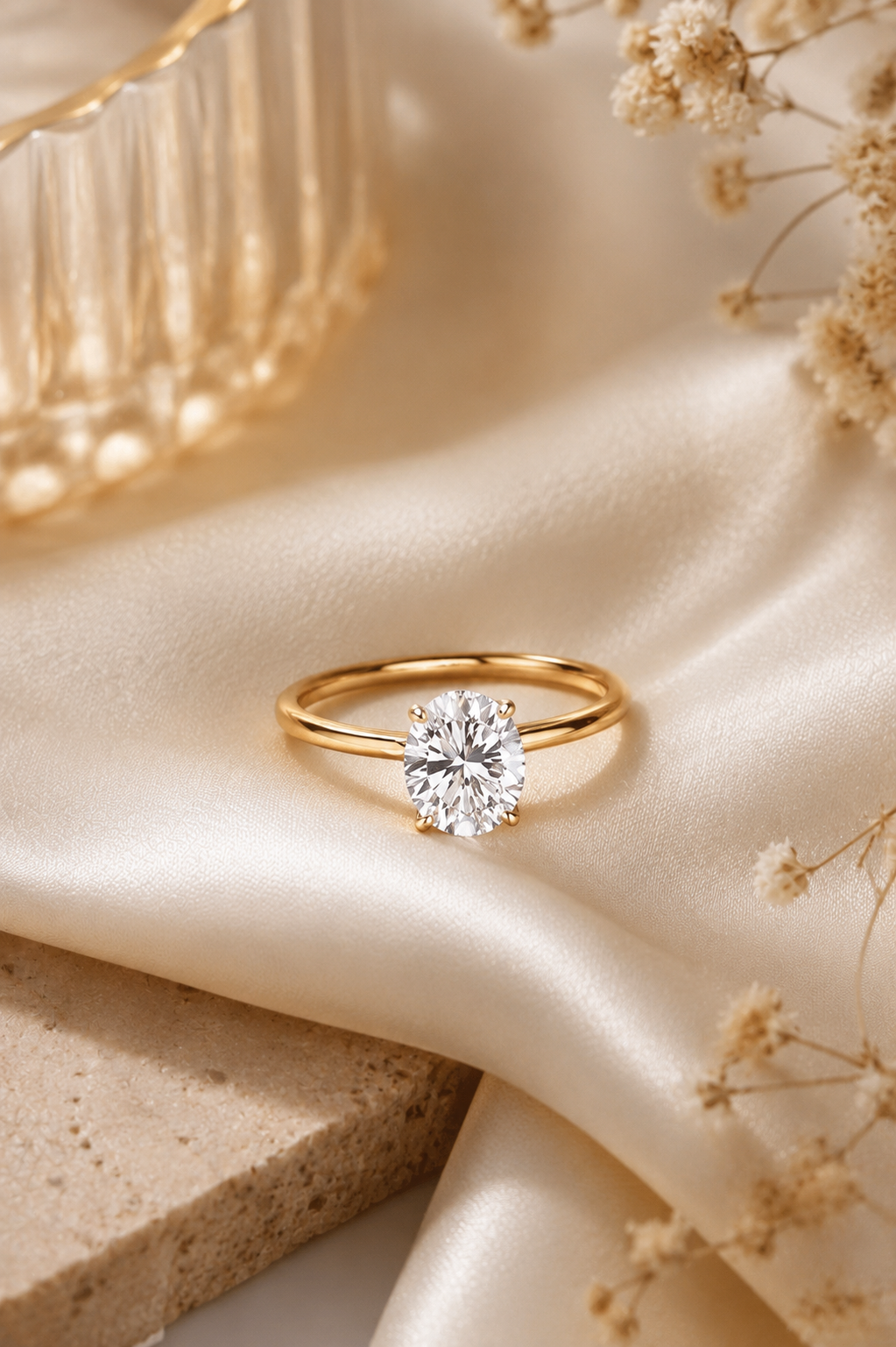 Promise Oval Lab-Grown Diamond Ring