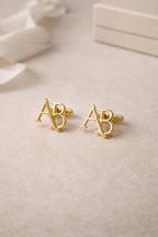 AB Initials Cufflinks