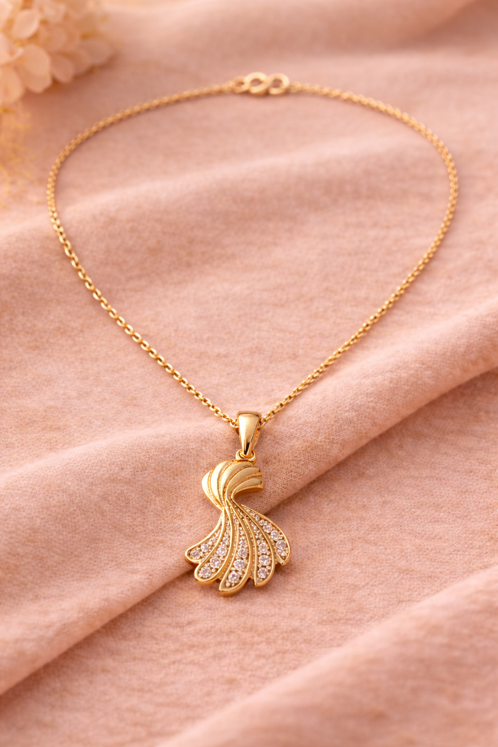 Feather Bloom Pendant