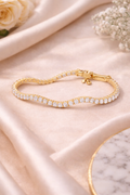 Zigzag Zircon Bracelet