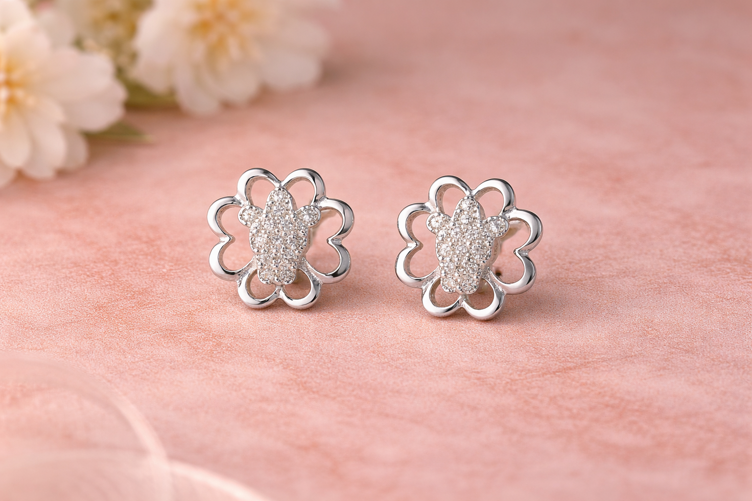 Sterling Muse Studs