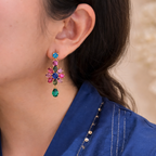 Floral Royal Earrings