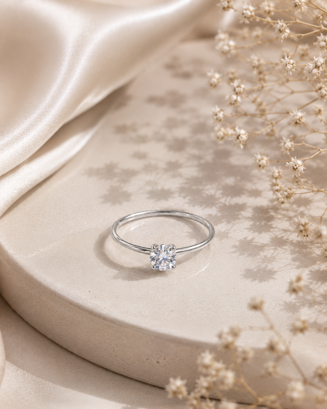 Classic Round Lab-Grown Diamond Ring