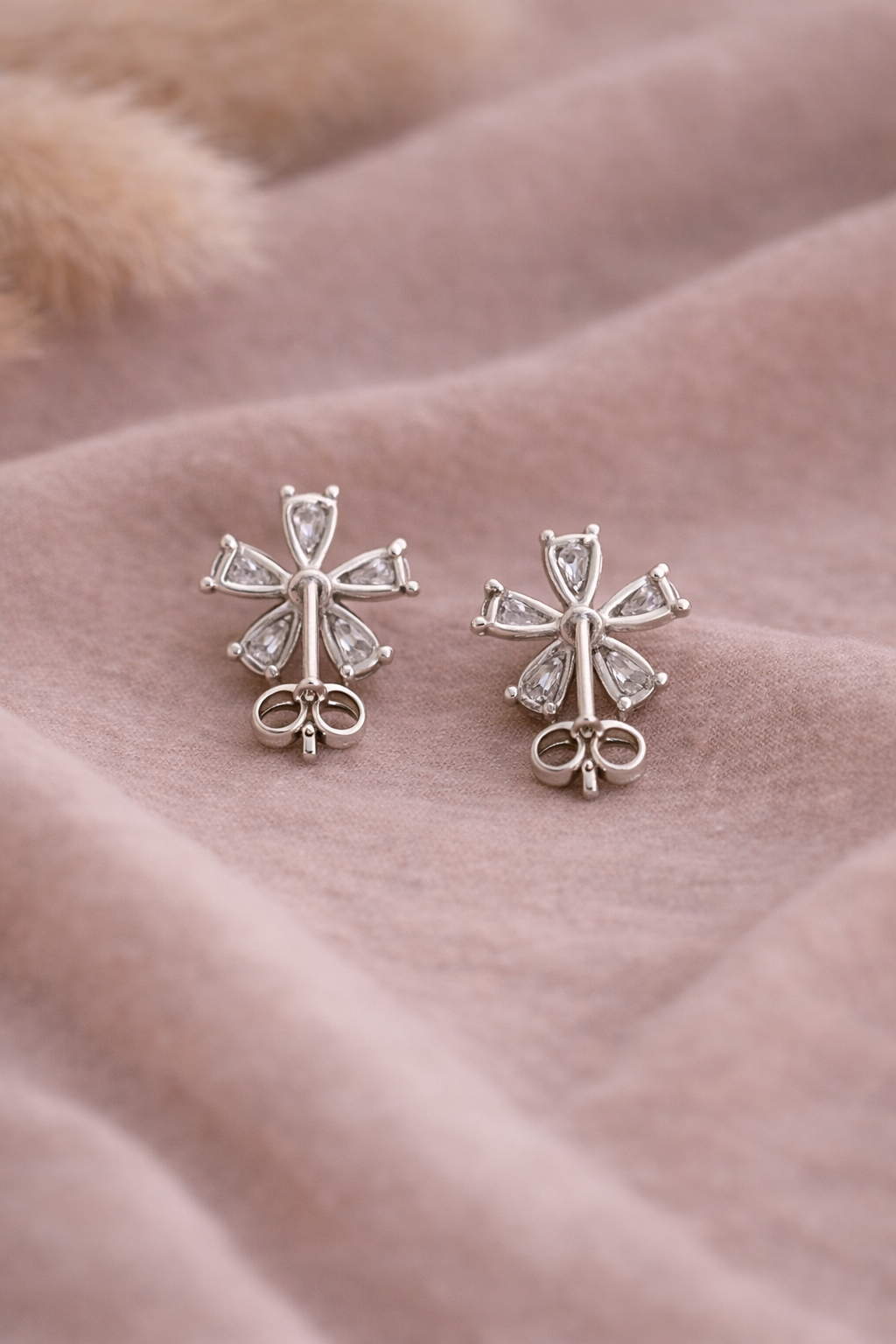 Flower Drop Studs