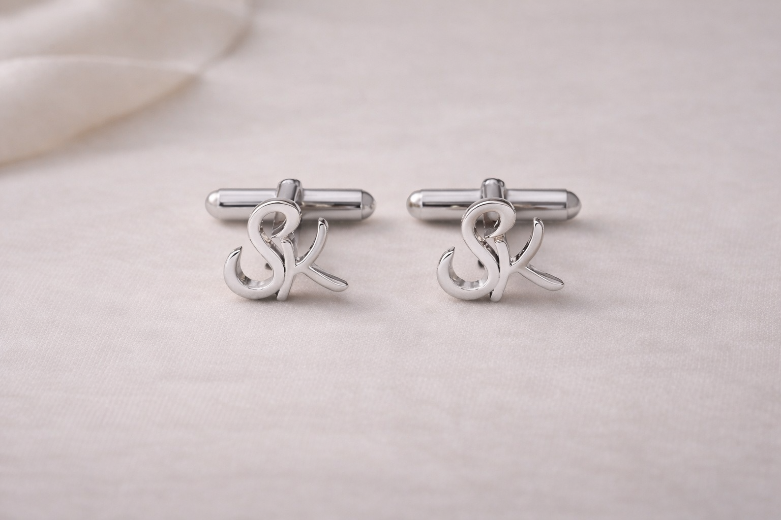 SK Initials Cufflinks