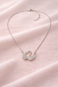 Heart of Swans Pendant
