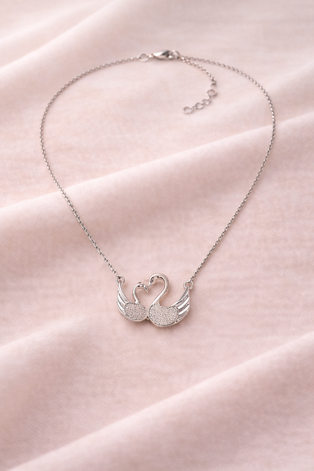 Heart of Swans Pendant