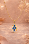 Blue Cluster Pendant