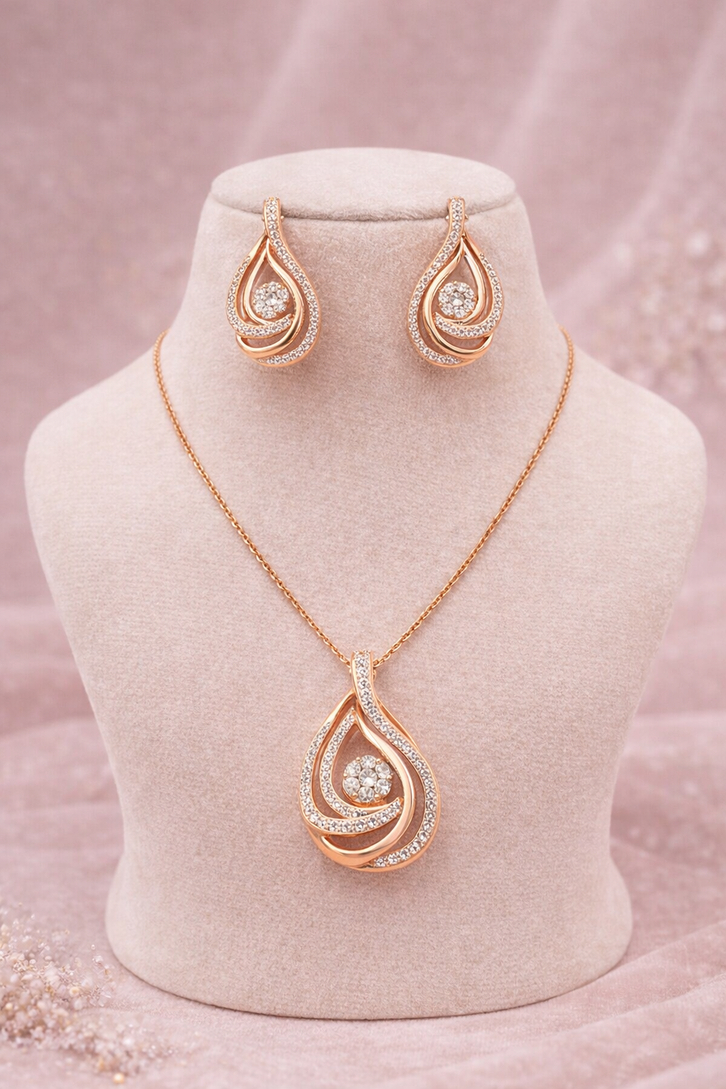 Rosette Pendant Set
