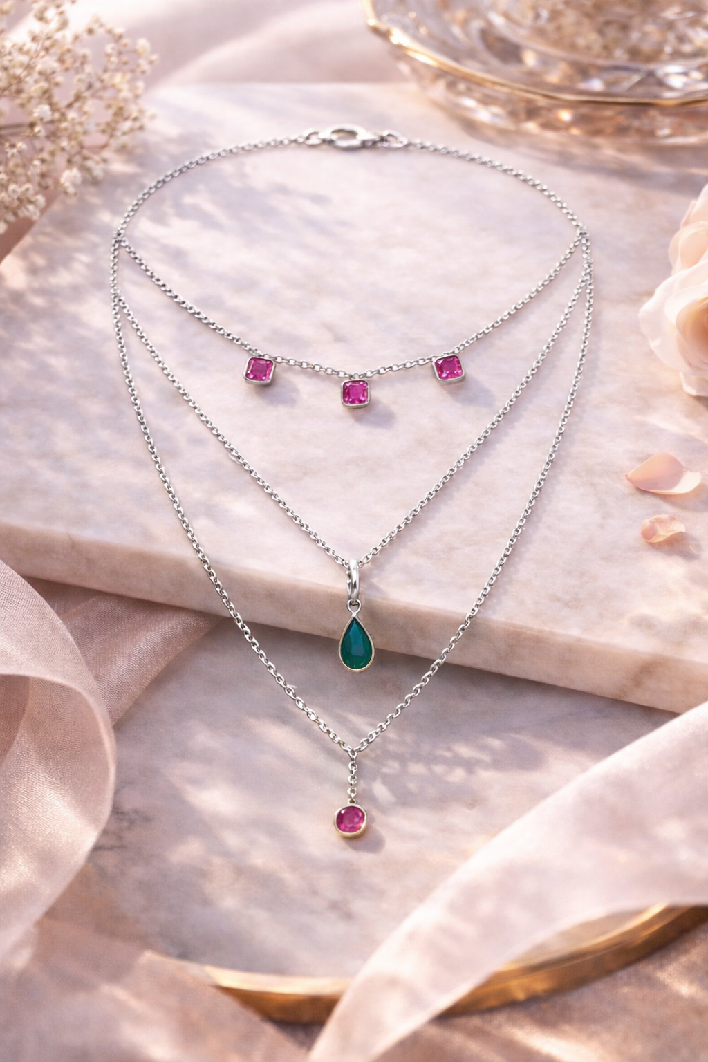 Triple Layered Pendant