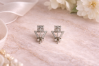 Silver Blush Studs