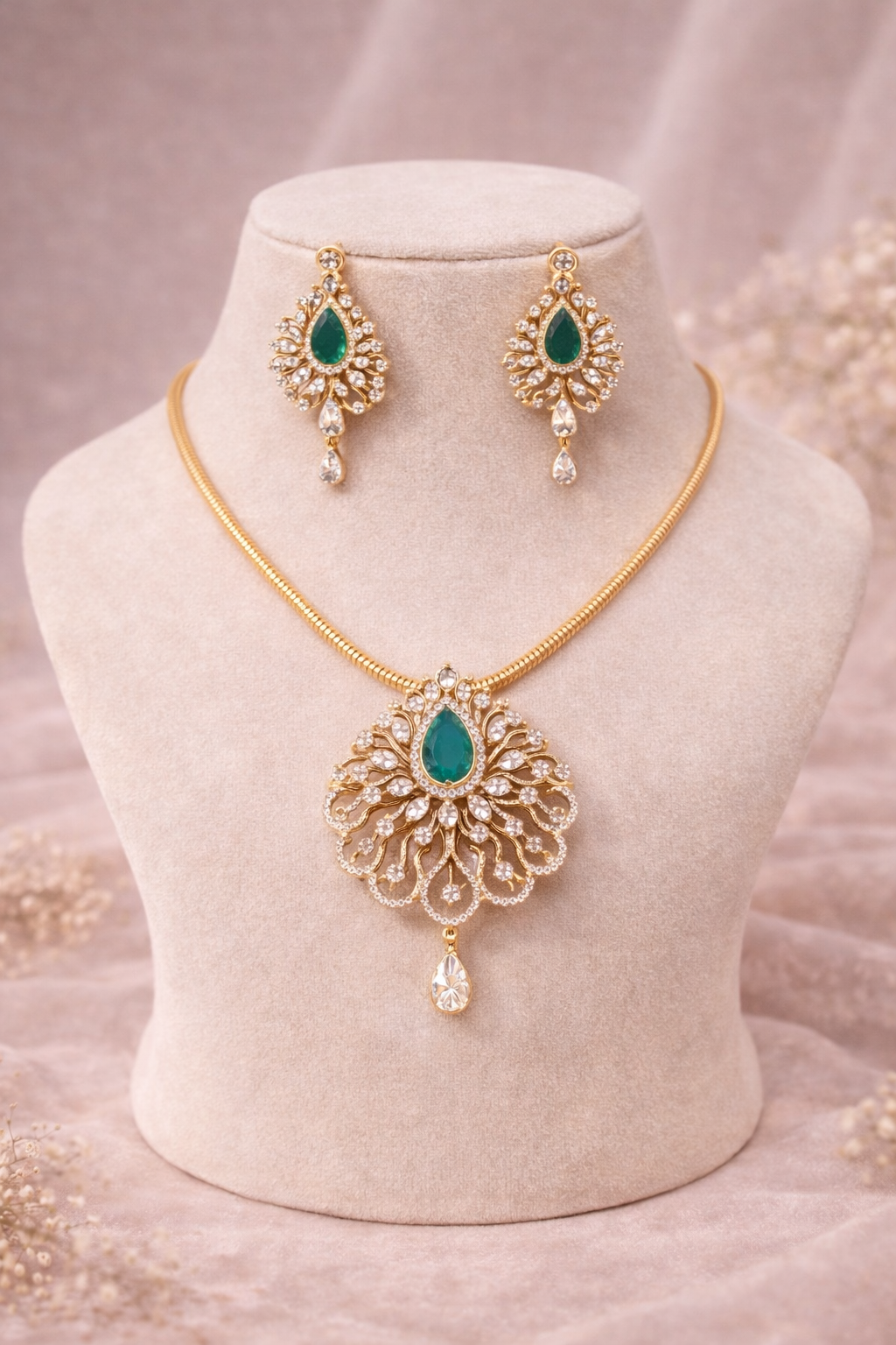 Rajrani Pendant Set