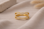 Infinity Weave Lab-Grown Diamond Ring