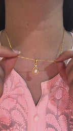 Raindrop Pearl Pendant