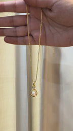 Raindrop Pearl Pendant
