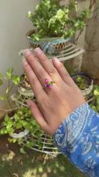 Blushing Flower Ring
