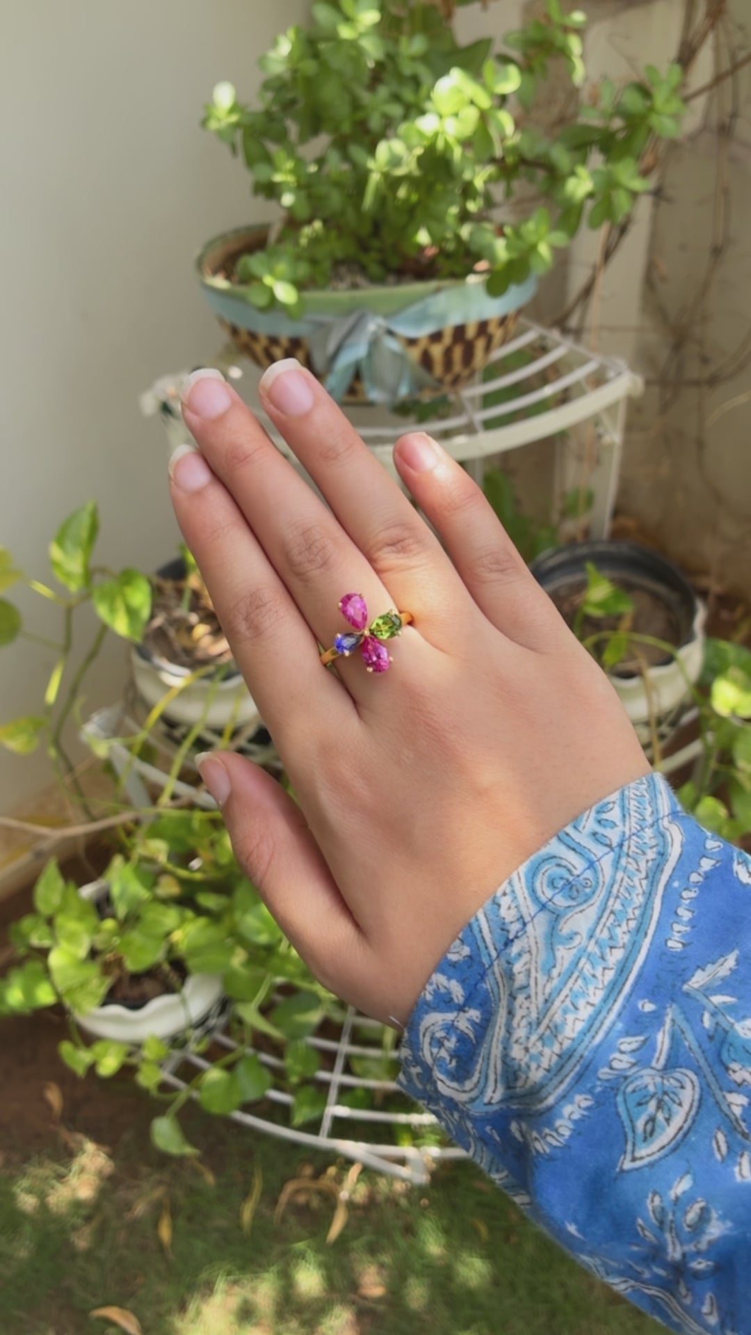 Blushing Flower Ring