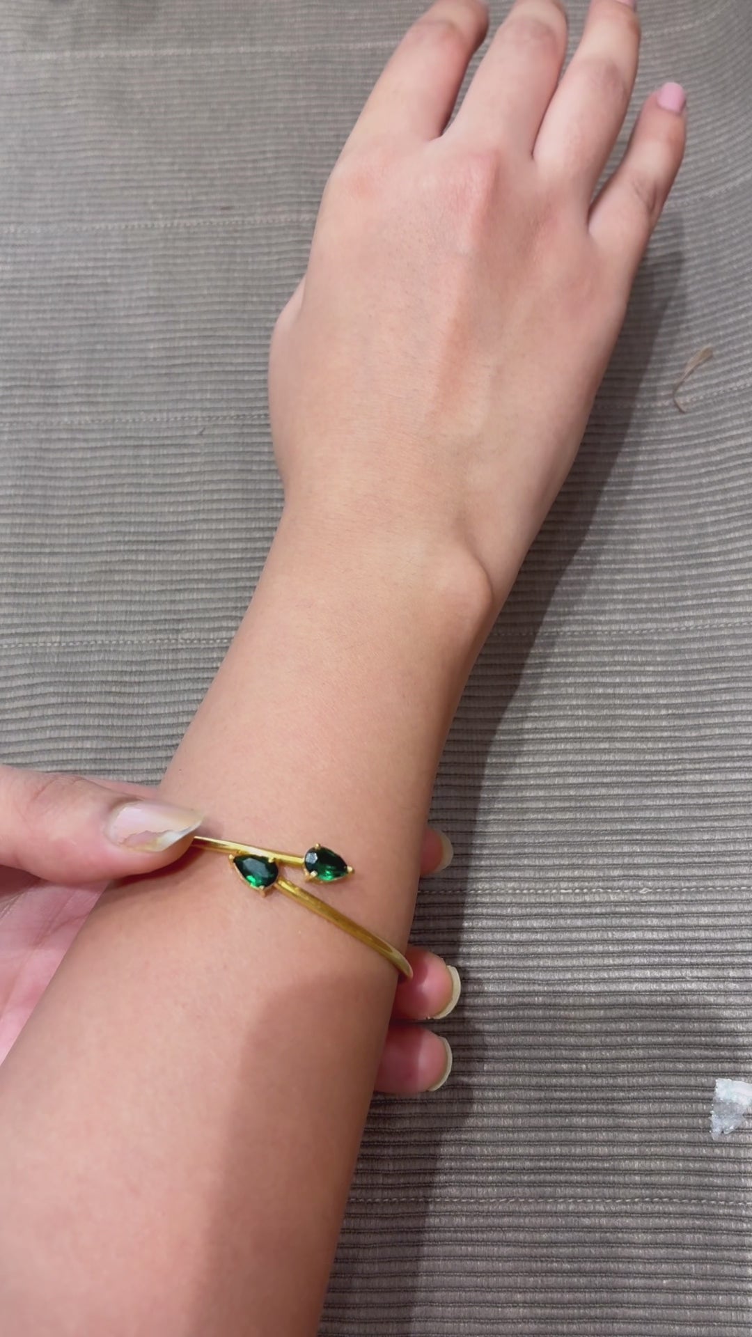 Pear Cuff Bracelet