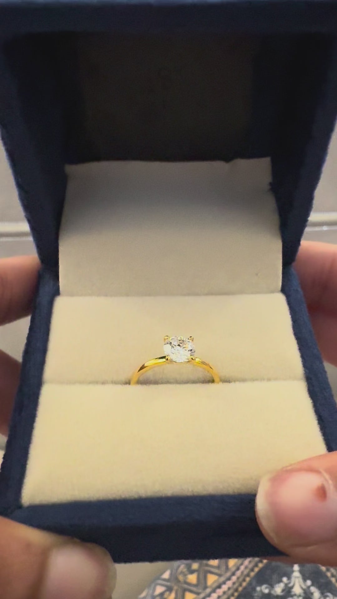 Classic Round Lab-Grown Diamond Ring